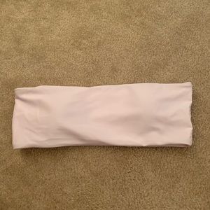 SHEIN bandeau swim top